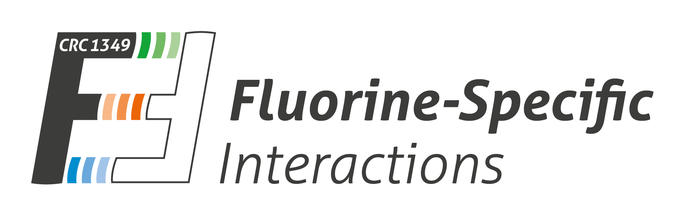 CRC 1349 Fluorine-Specific Interactions. Logo copyright bdesign.de 2019